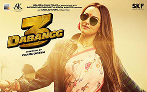 Sonakshi Sinha in the poster of Bollywood film `Dabangg 3`